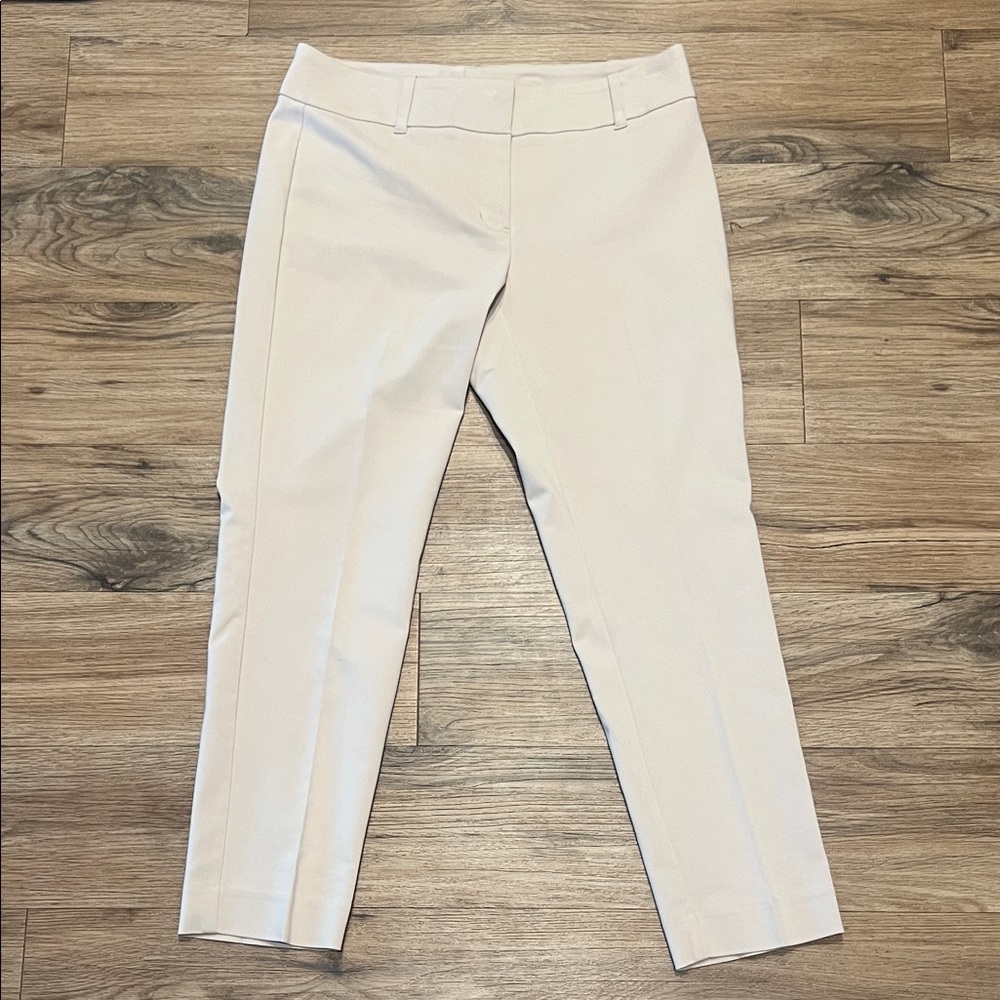 White House Black Market Cream Slacks